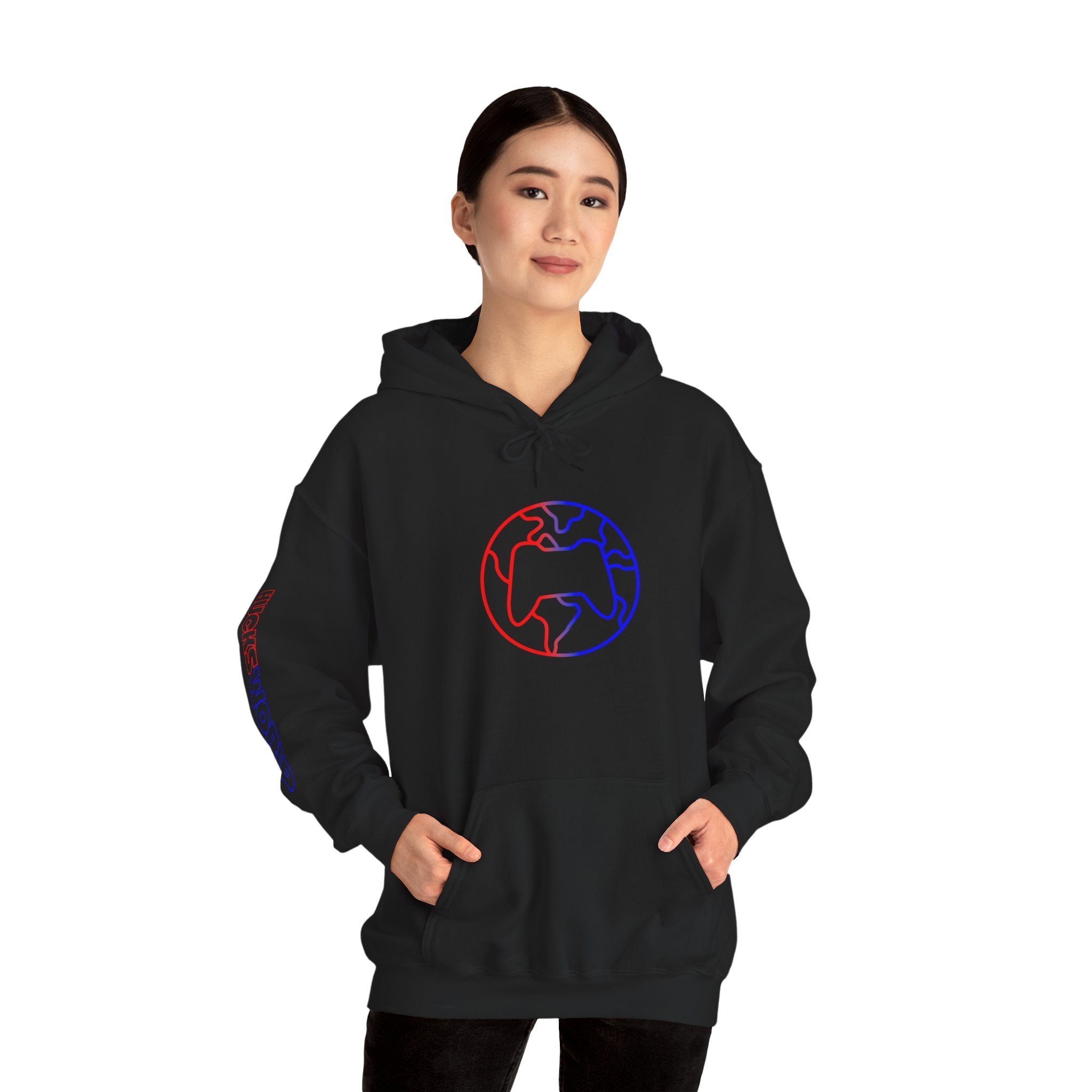Adult Unisex Huck's World Heavy Blend™ Hooded Sweatshirt