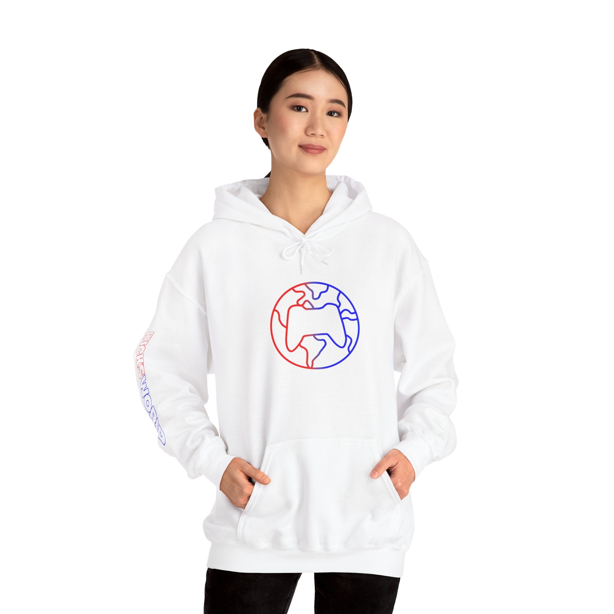 Adult Unisex Huck's World Heavy Blend™ Hooded Sweatshirt