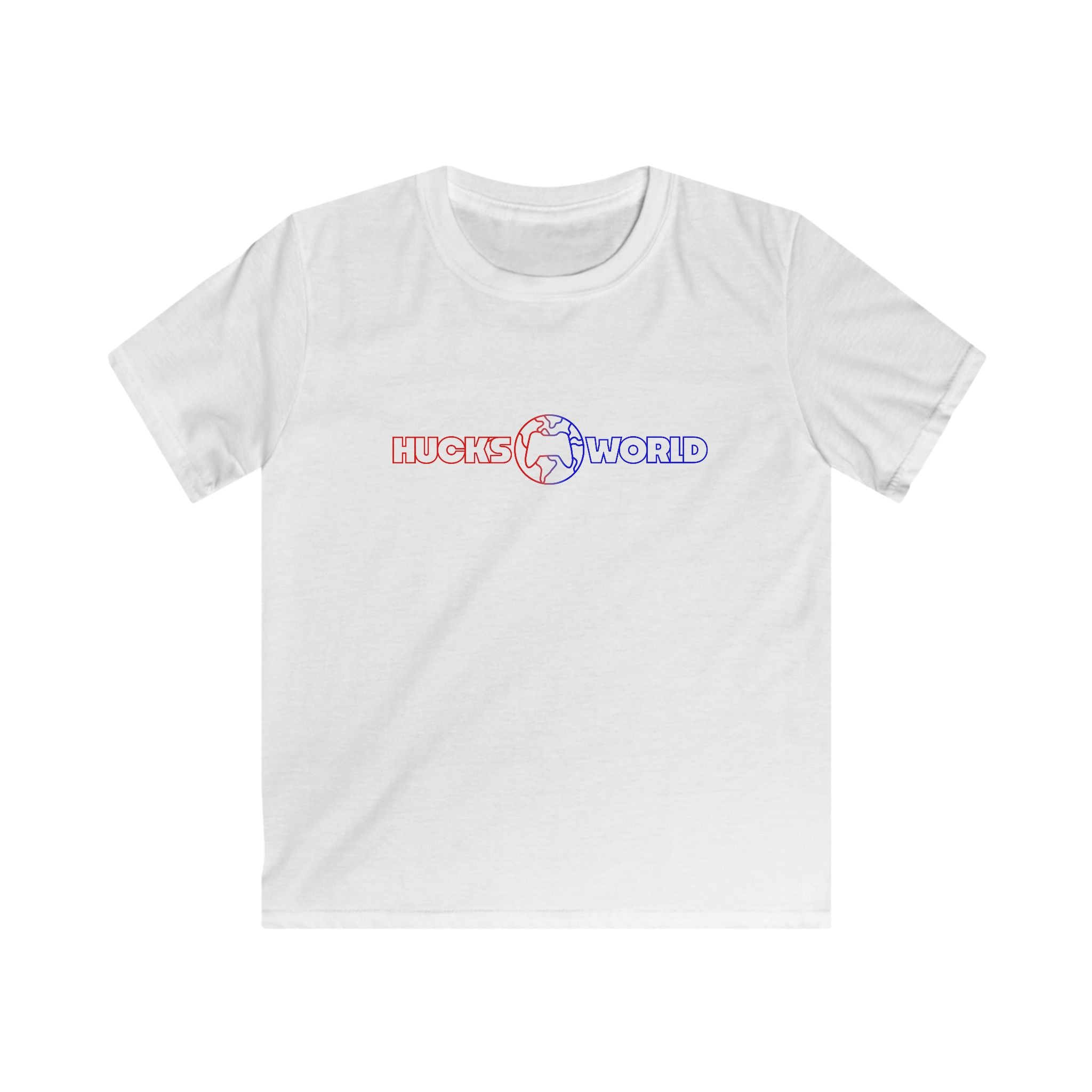 Youth Huck's World - Globe Logo Graphic T-Shirt