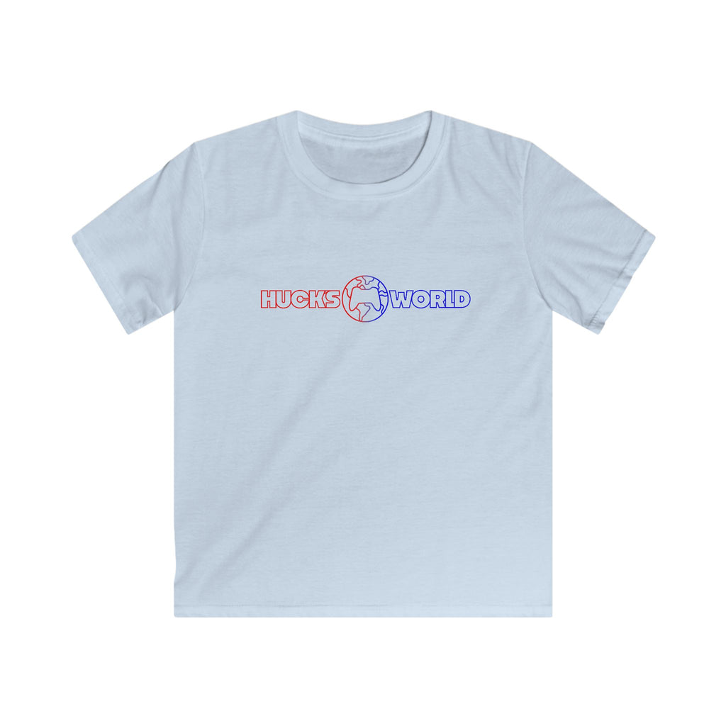 Youth Huck's World - Globe Logo Graphic T-Shirt