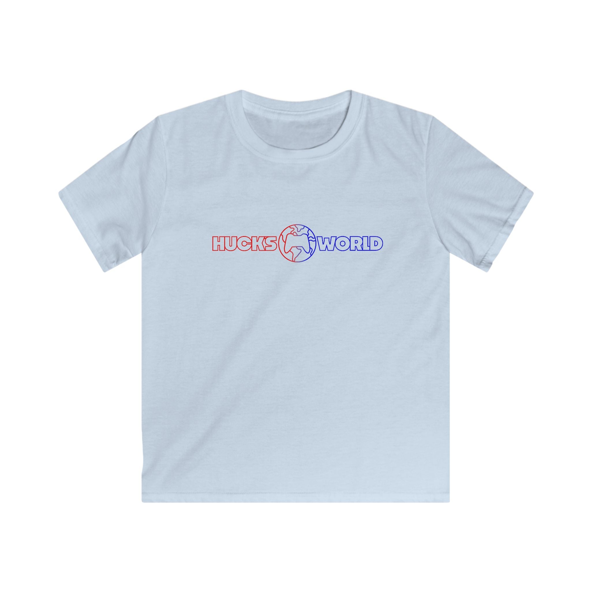Youth Huck's World - Globe Logo Graphic T-Shirt