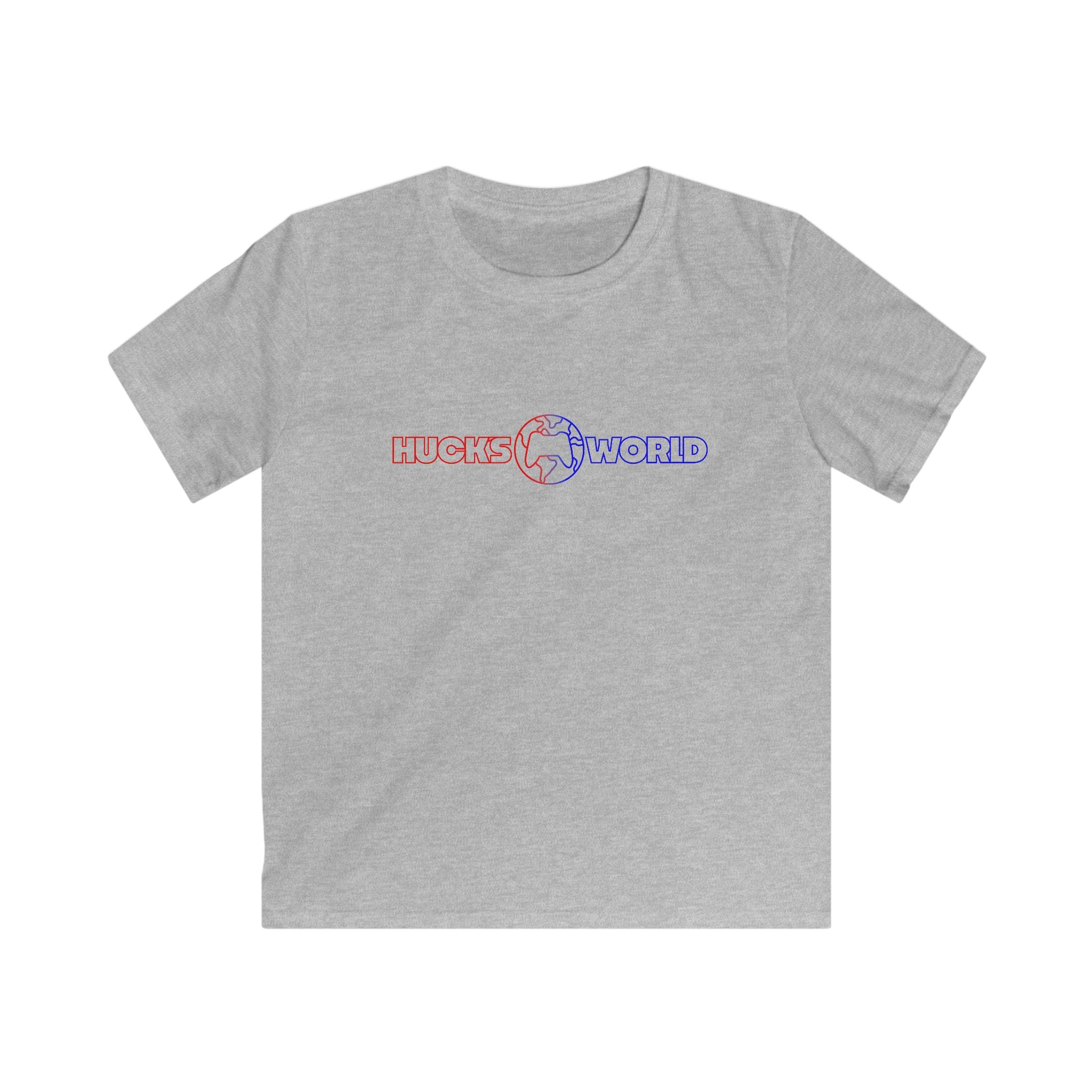 Youth Huck's World - Globe Logo Graphic T-Shirt