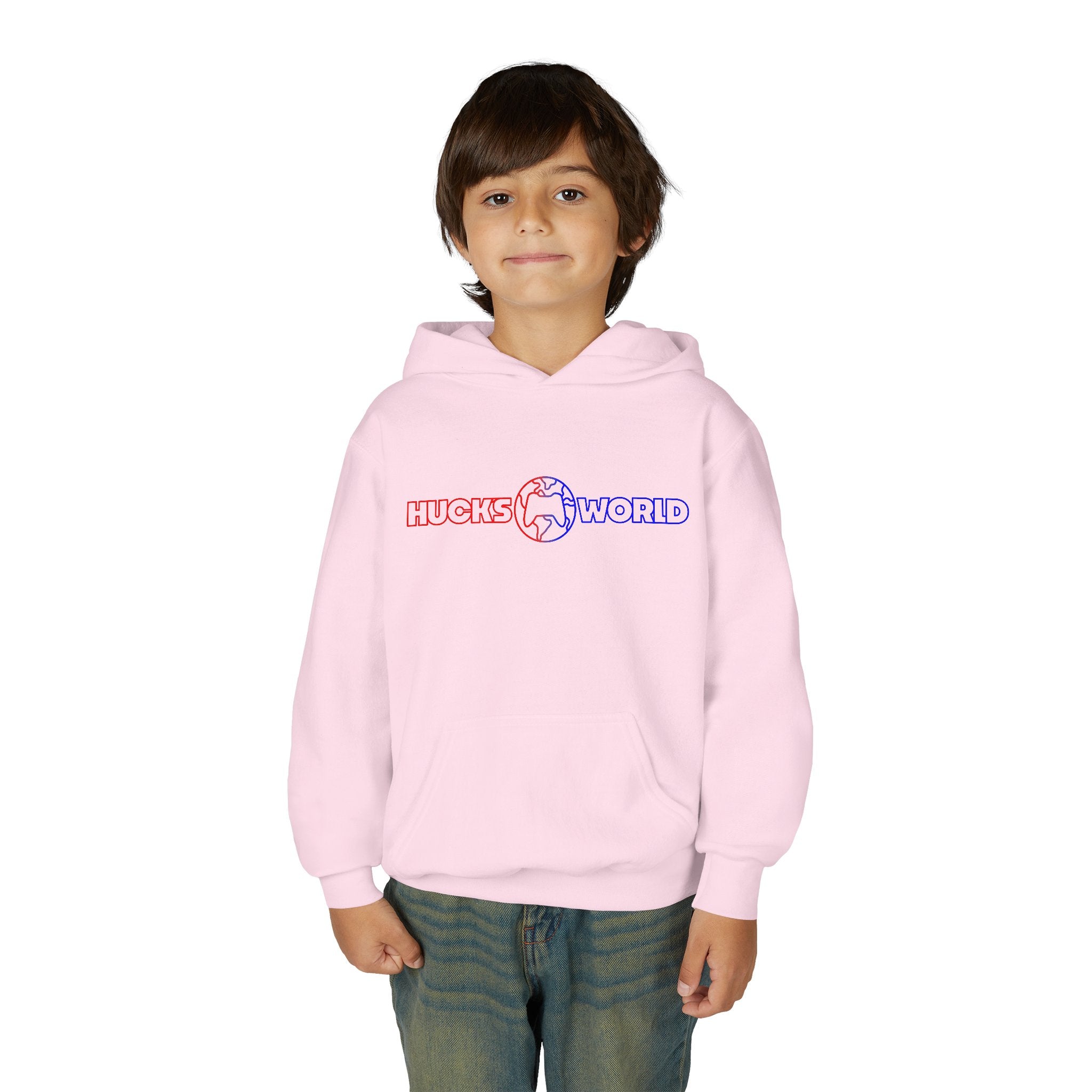 Youth Huck's World Hooded Sweatshirt