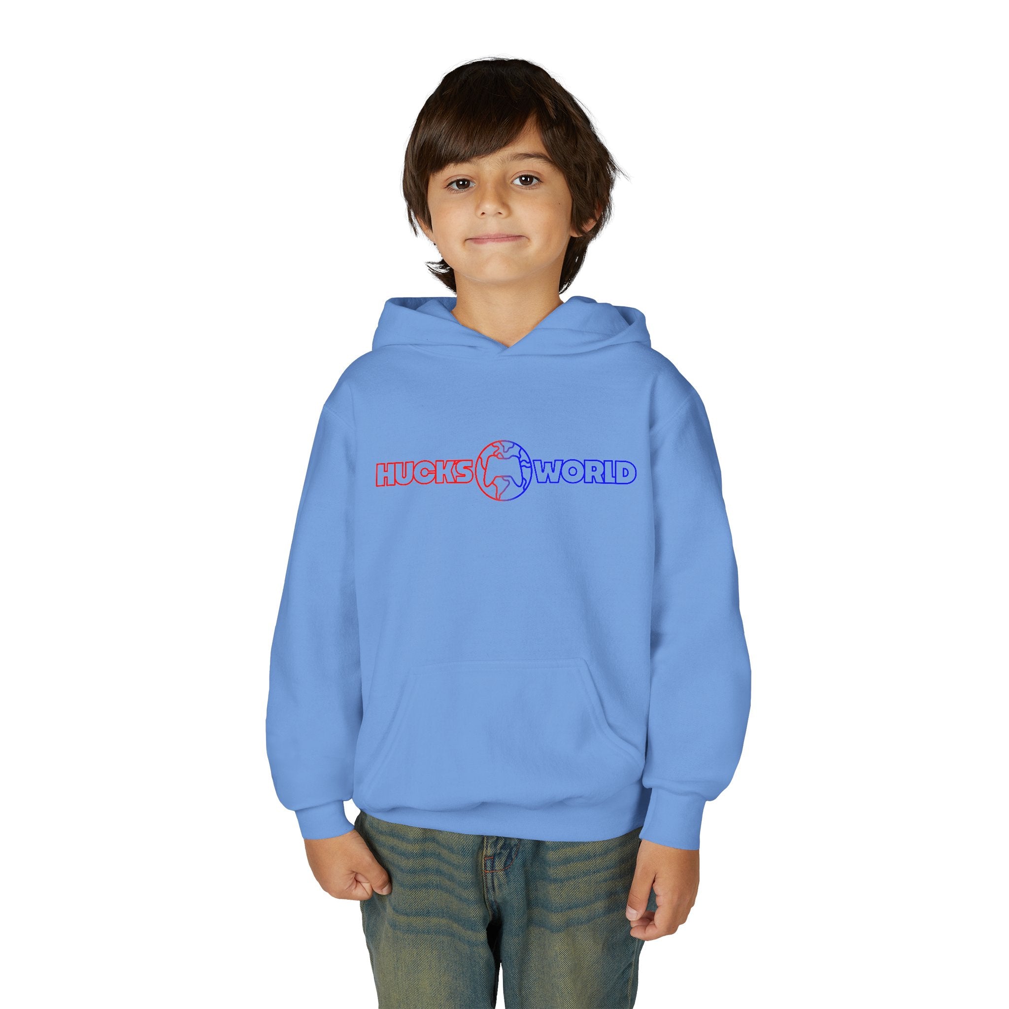 Youth Huck's World Hooded Sweatshirt