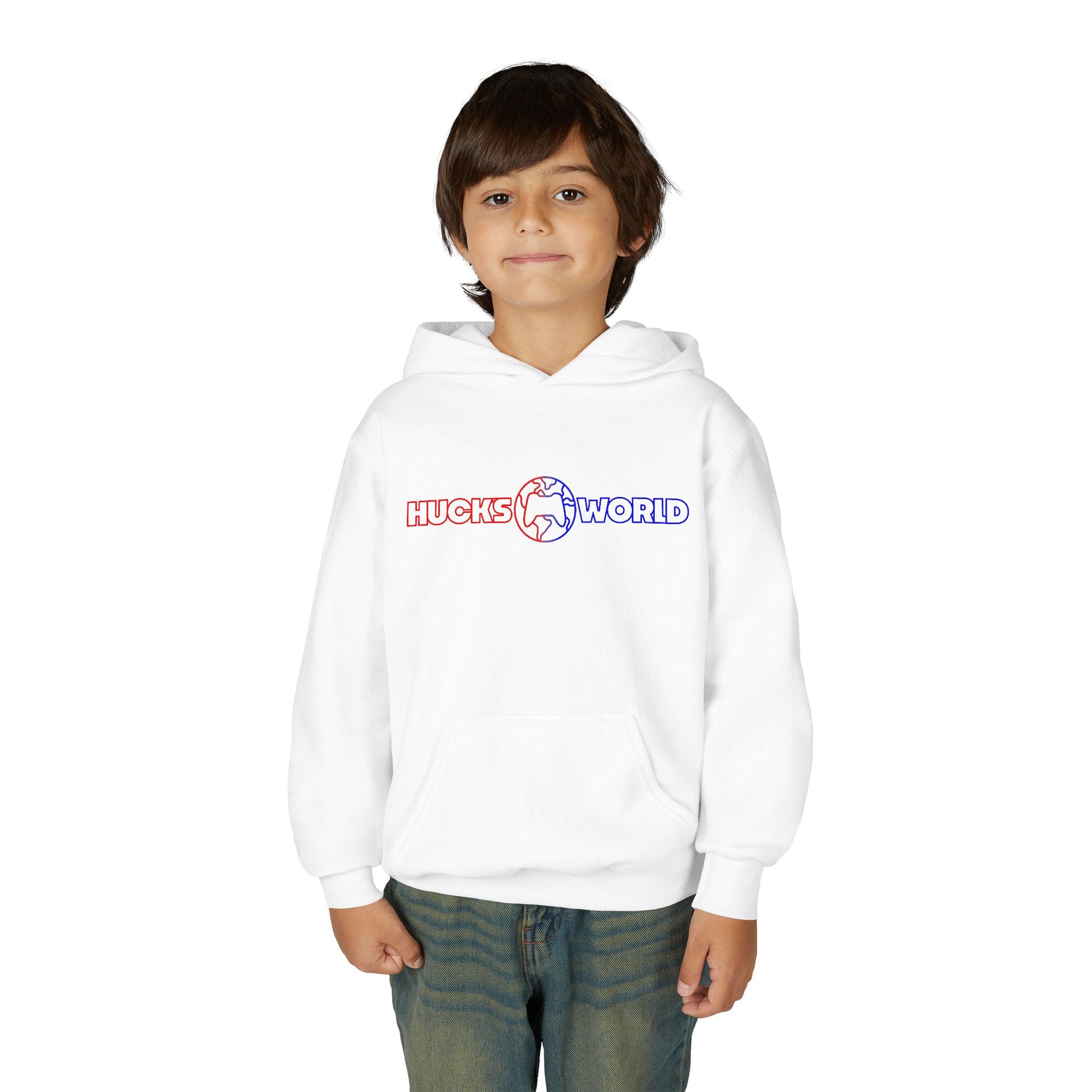 Youth Huck's World Hooded Sweatshirt