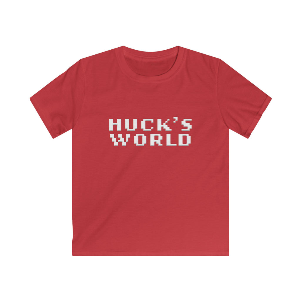 Youth Huck's World Pixel Font T-Shirt