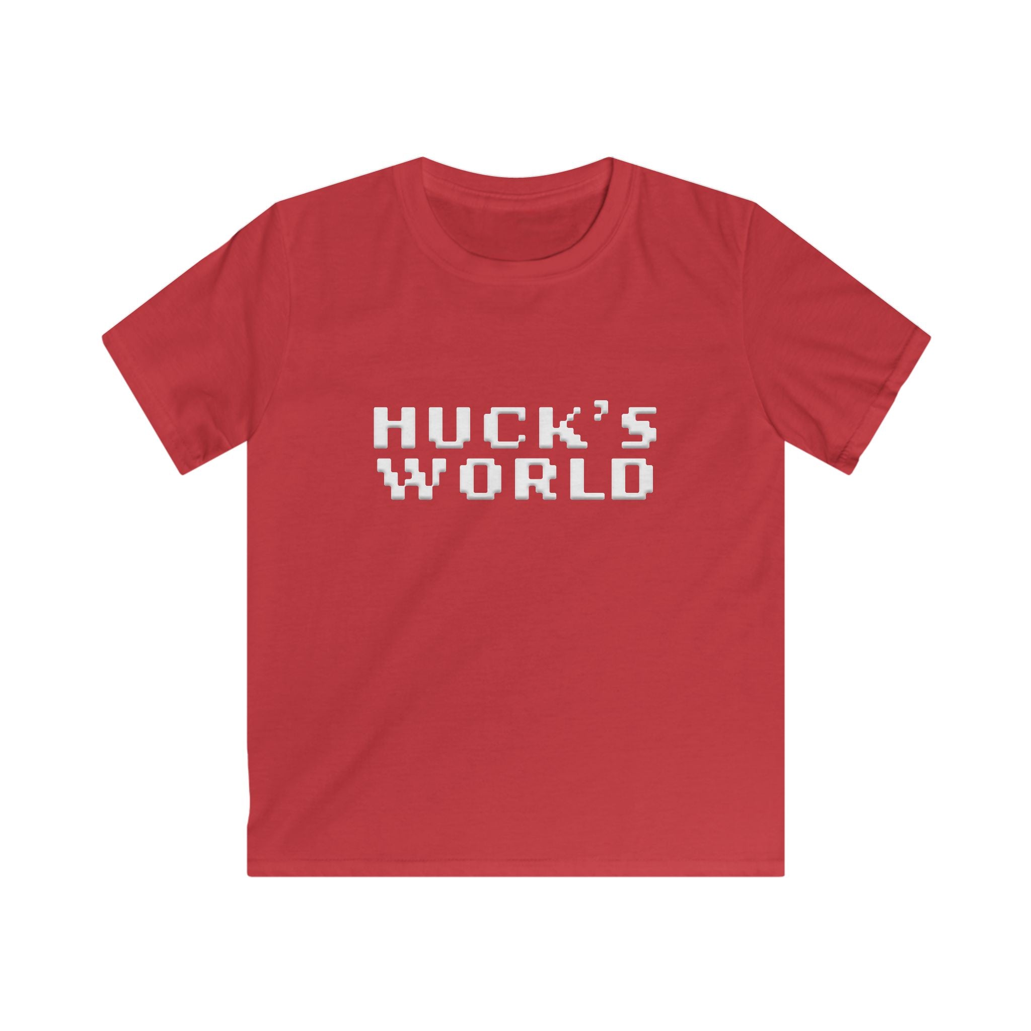 Youth Huck's World Pixel Font T-Shirt