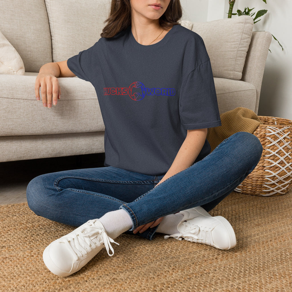 Adult Unisex Huck's World - Globe Logo Softstyle T-Shirt