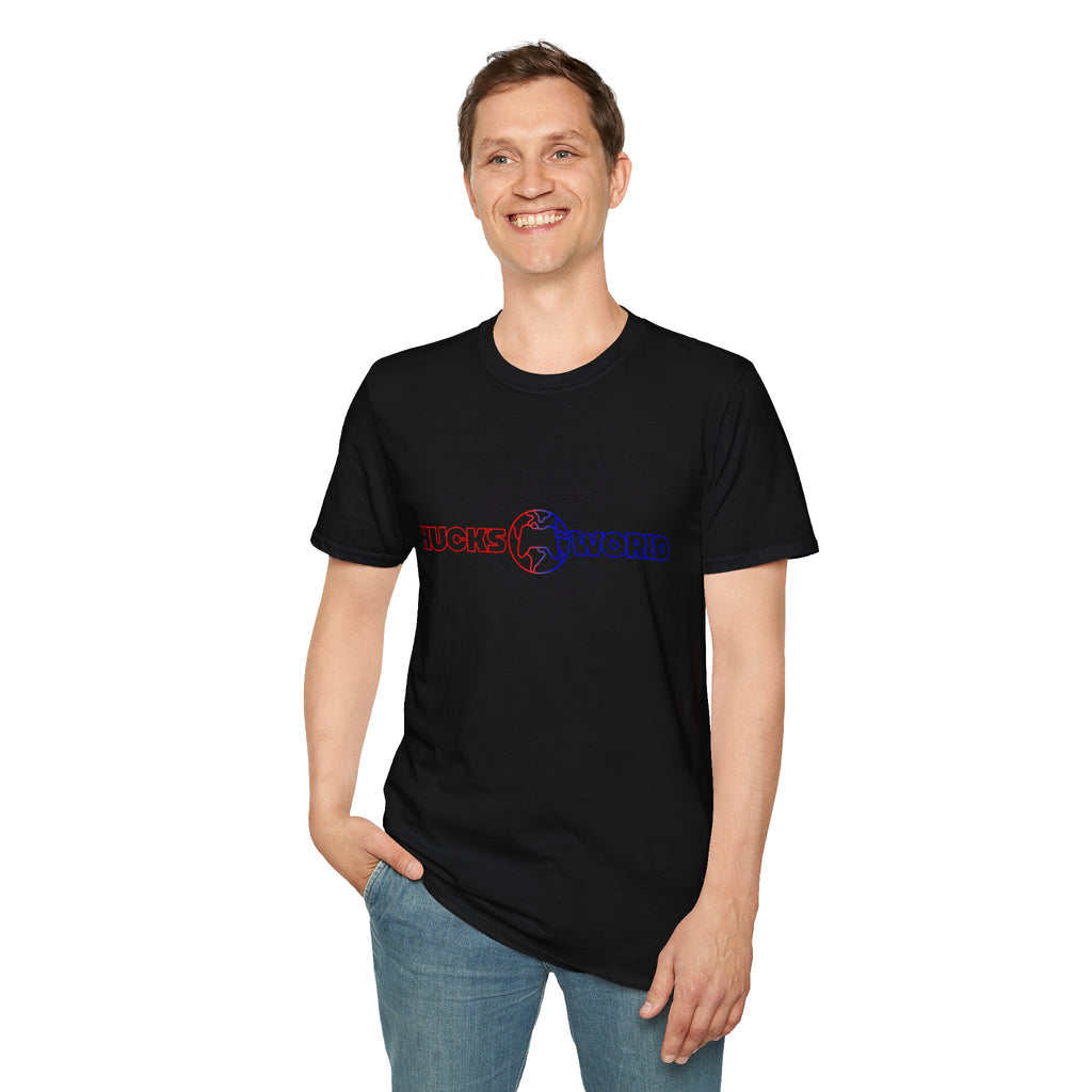 Adult Unisex Huck's World - Globe Logo Softstyle T-Shirt