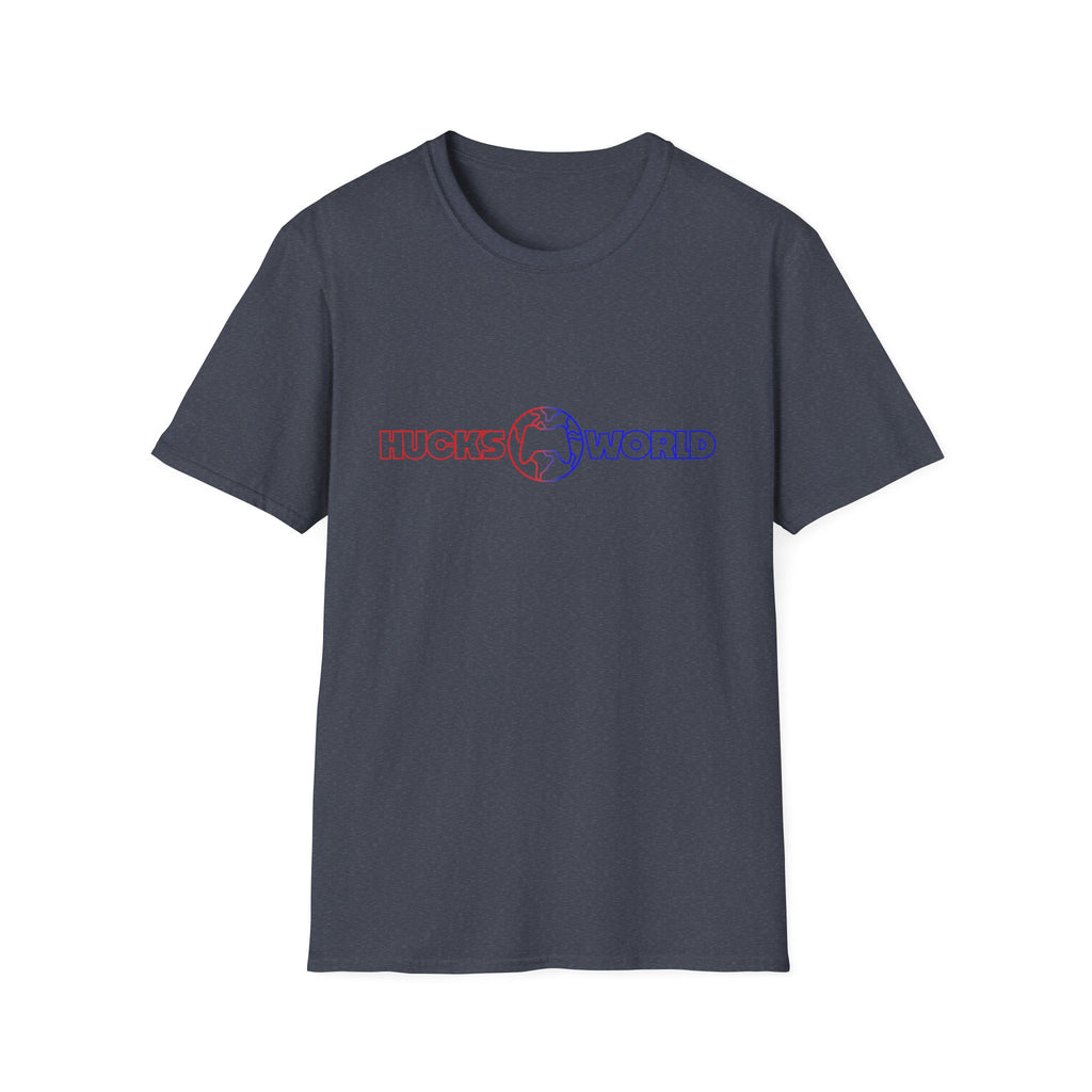 Adult Unisex Huck's World - Globe Logo Softstyle T-Shirt