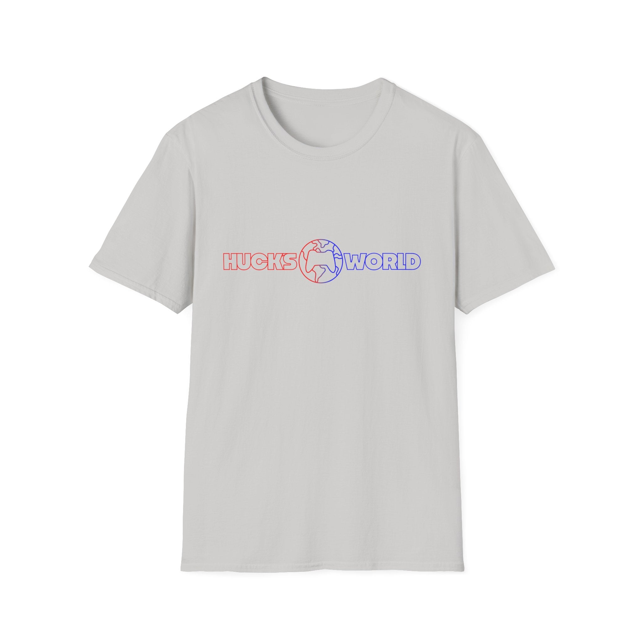 Adult Unisex Huck's World - Globe Logo Softstyle T-Shirt