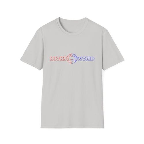 Adult Unisex Huck's World - Globe Logo Softstyle T-Shirt