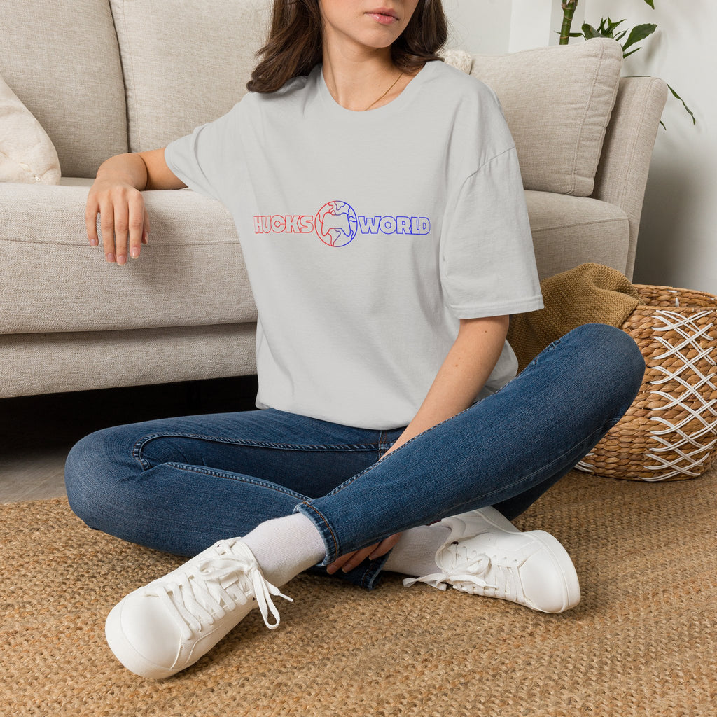 Adult Unisex Huck's World - Globe Logo Softstyle T-Shirt